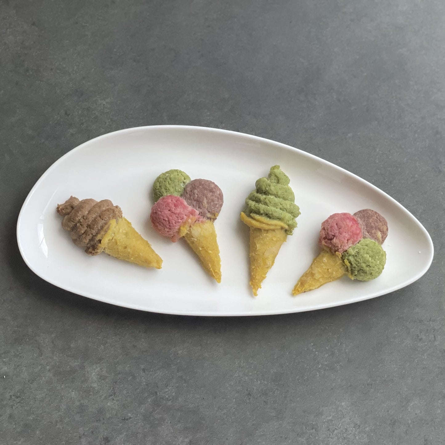 お肉のアイスクリームクッキー
